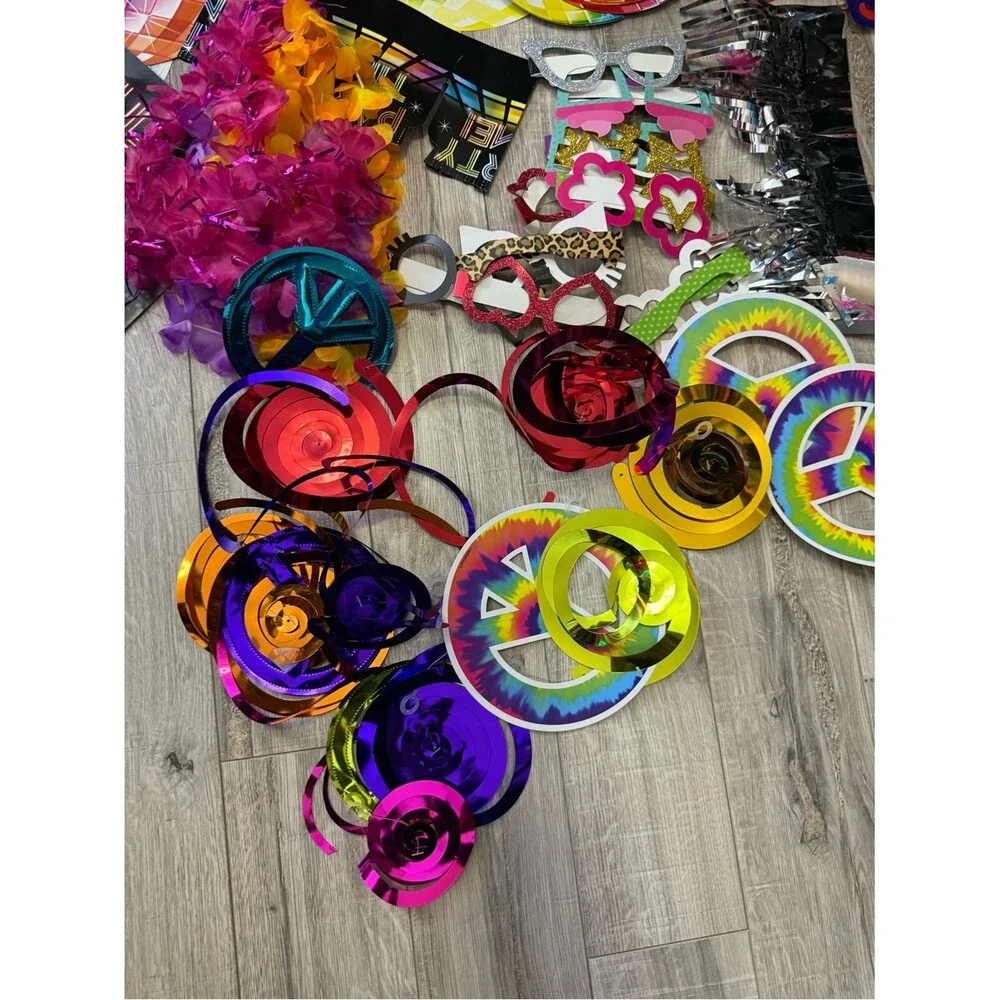 Party decor bundle Birthday Princess Multi-Color Party Decorations Set retro
